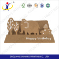 Melhor preço de qualidade superior feliz aniversário cartão feito à mão, 3d cartão